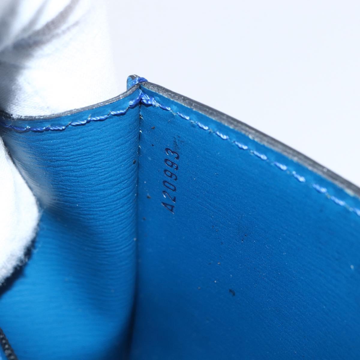 LOUIS VUITTON Epi Pochette Arche Shoulder Bag Blue M52575 LV Auth ka2567