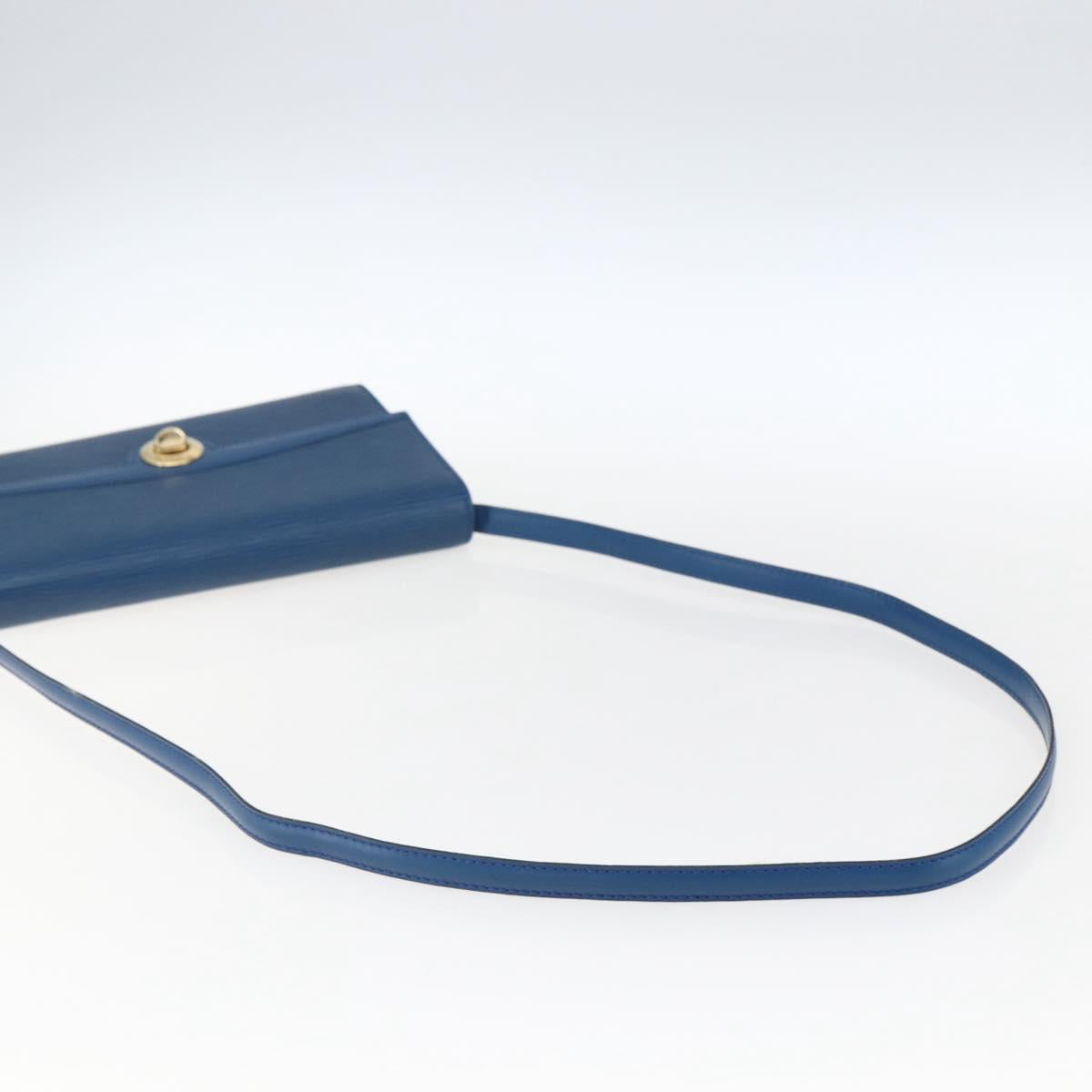 LOUIS VUITTON Epi Pochette Arche Shoulder Bag Blue M52575 LV Auth ka2567