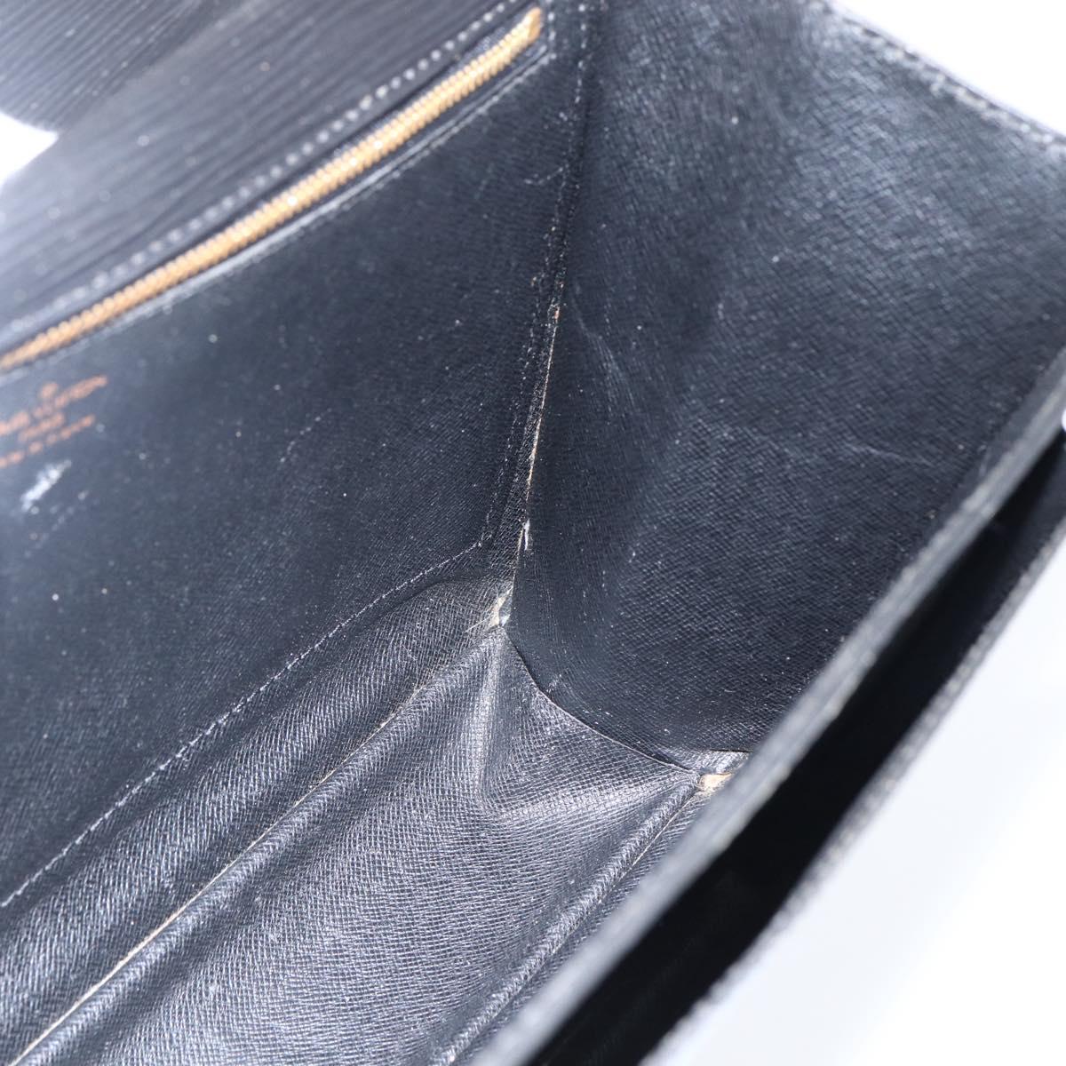 LOUIS VUITTON Epi Monceau 28 Hand Bag Black M52122 LV Auth ka2571