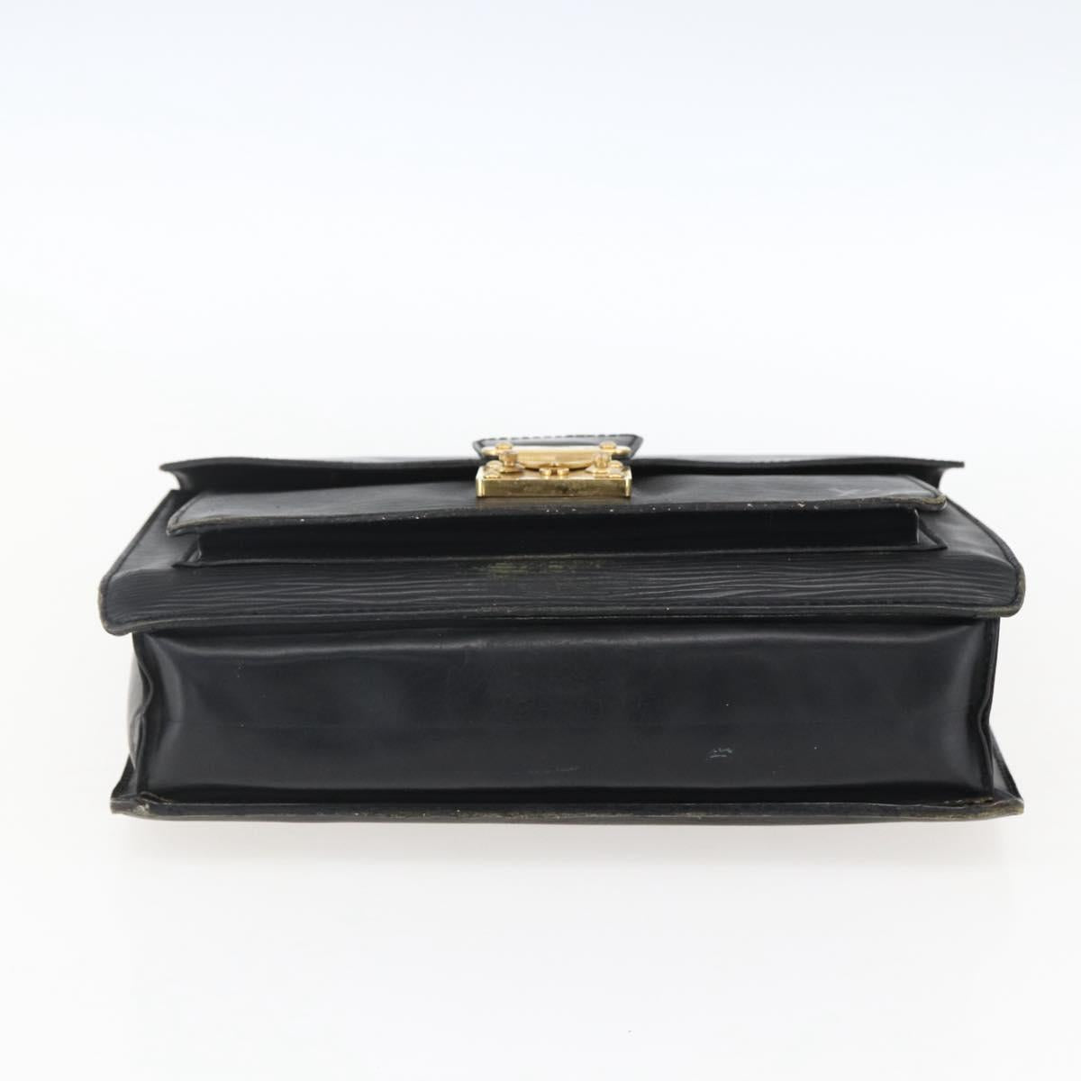 LOUIS VUITTON Epi Monceau 28 Hand Bag Black M52122 LV Auth ka2571