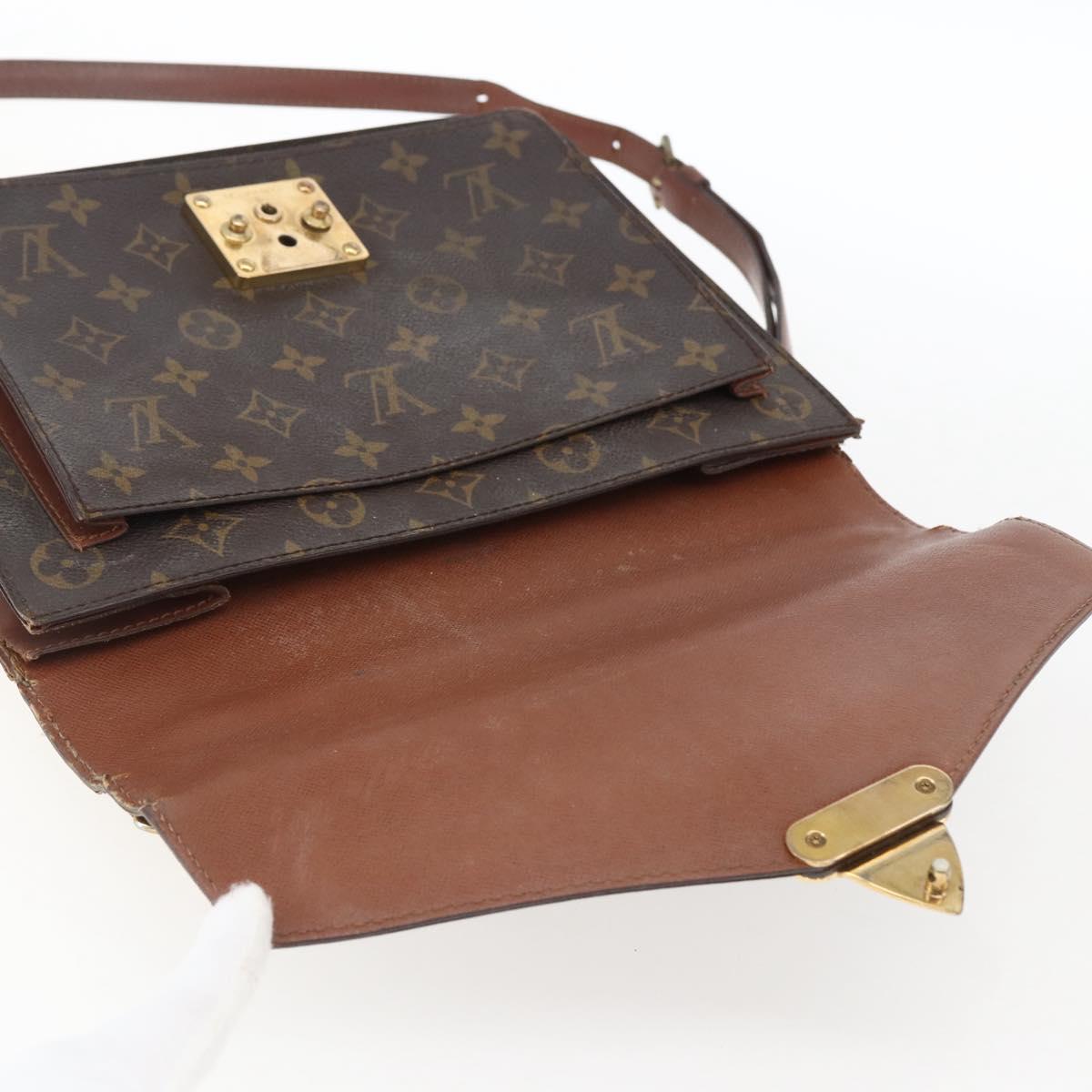 LOUIS VUITTON Monogram Monceau 28 Hand Bag M51185 LV Auth ka2572