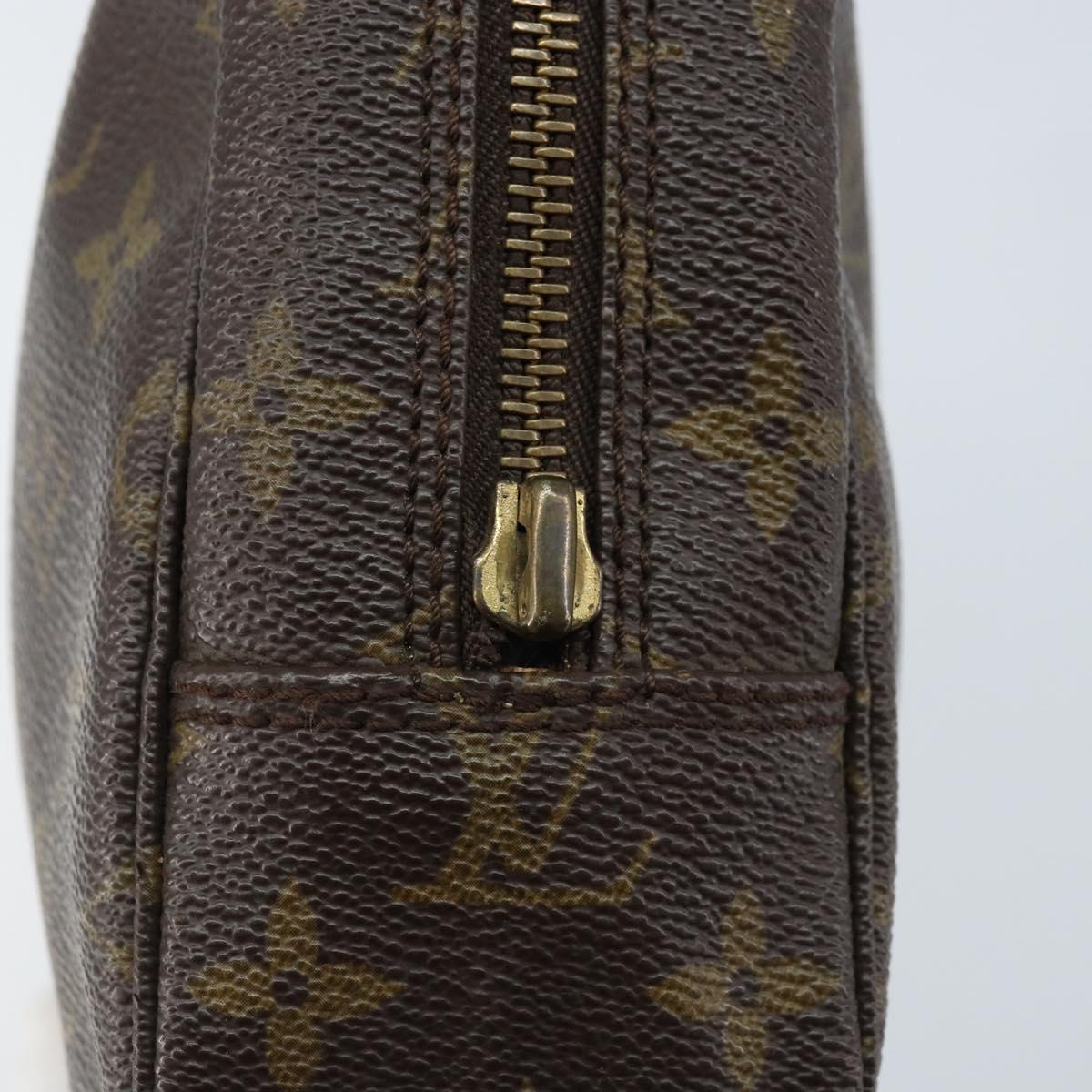 LOUIS VUITTON Monogram Trousse Toilette 23 Clutch Bag M47524 LV Auth ka2574