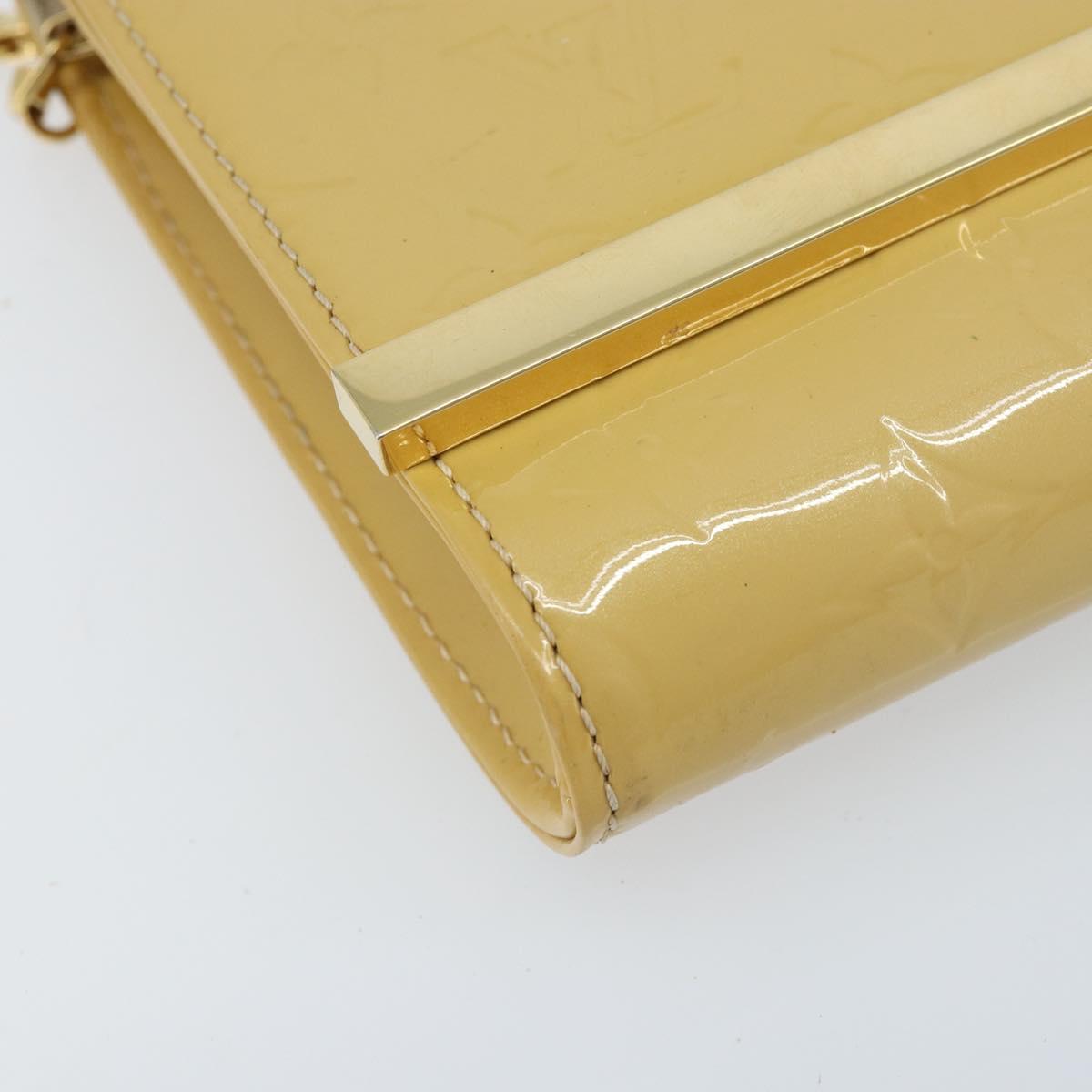 LOUIS VUITTON Monogram Vernis Clutch Ana Clutch Bag Dunne M90194 LV Auth ka2579