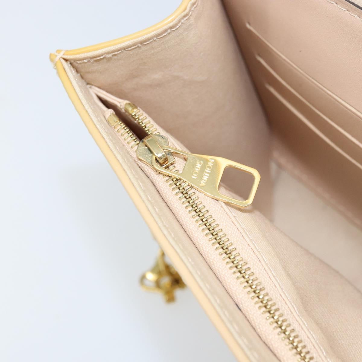 LOUIS VUITTON Monogram Vernis Clutch Ana Clutch Bag Dunne M90194 LV Auth ka2579