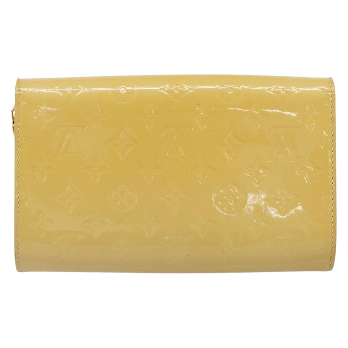 LOUIS VUITTON Monogram Vernis Clutch Ana Clutch Bag Dunne M90194 LV Auth ka2579