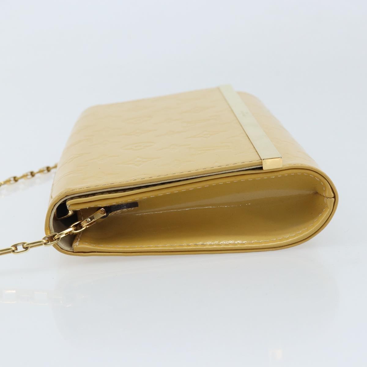 LOUIS VUITTON Monogram Vernis Clutch Ana Clutch Bag Dunne M90194 LV Auth ka2579