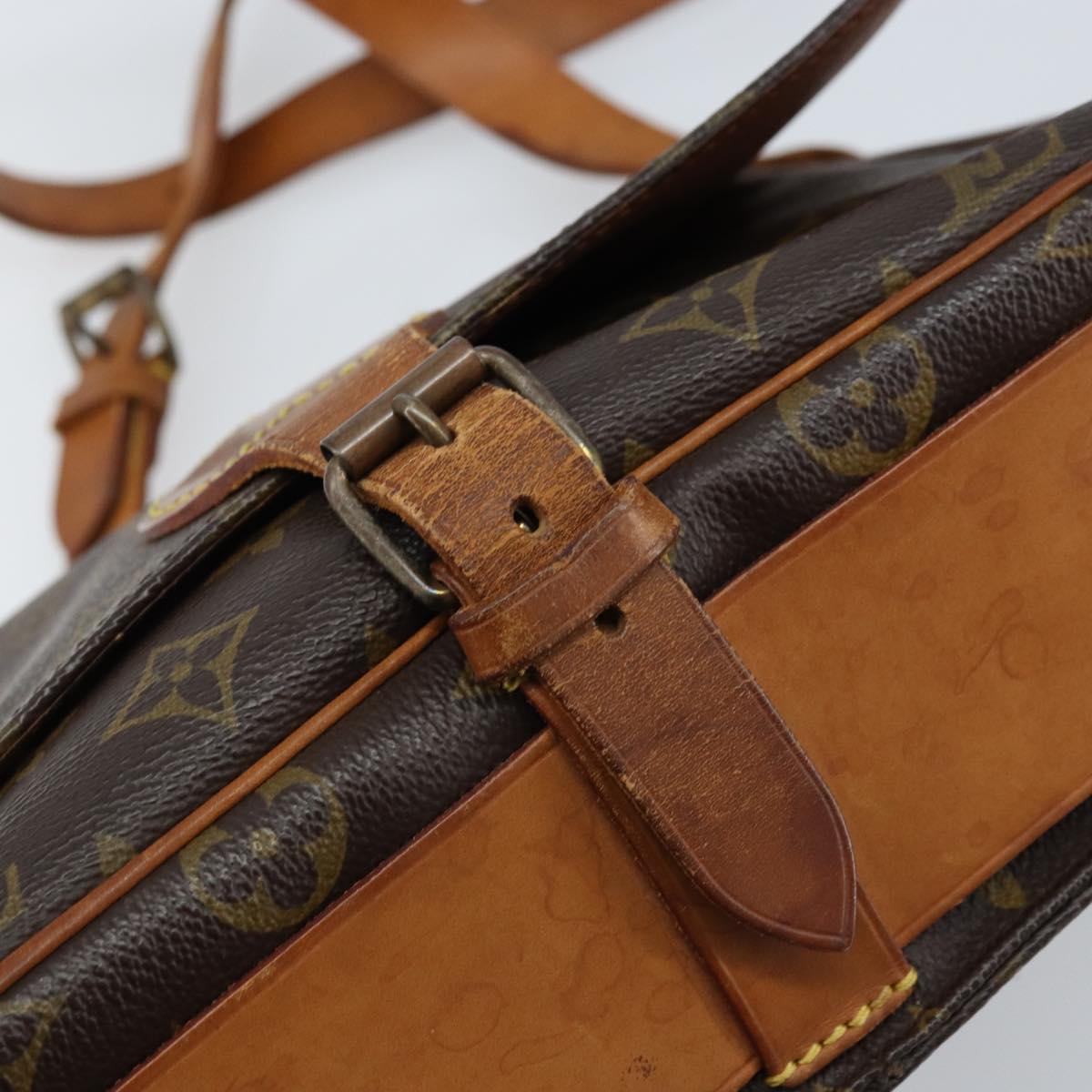 LOUIS VUITTON Monogram Cartouchiere GM Shoulder Bag M51252 LV Auth ka2586