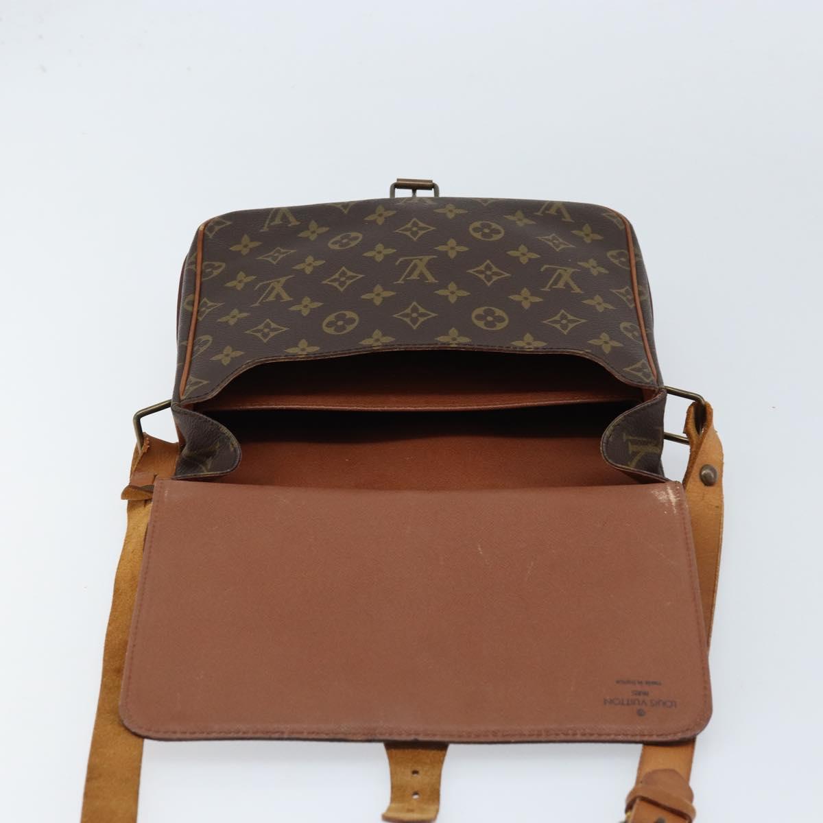 LOUIS VUITTON Monogram Cartouchiere GM Shoulder Bag M51252 LV Auth ka2586