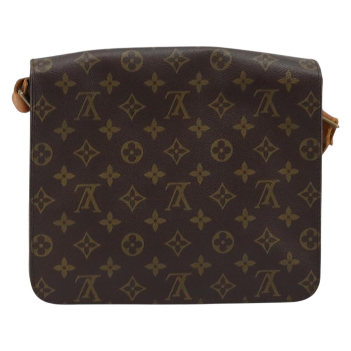LOUIS VUITTON Monogram Cartouchiere GM Shoulder Bag M51252 LV Auth ka2586
