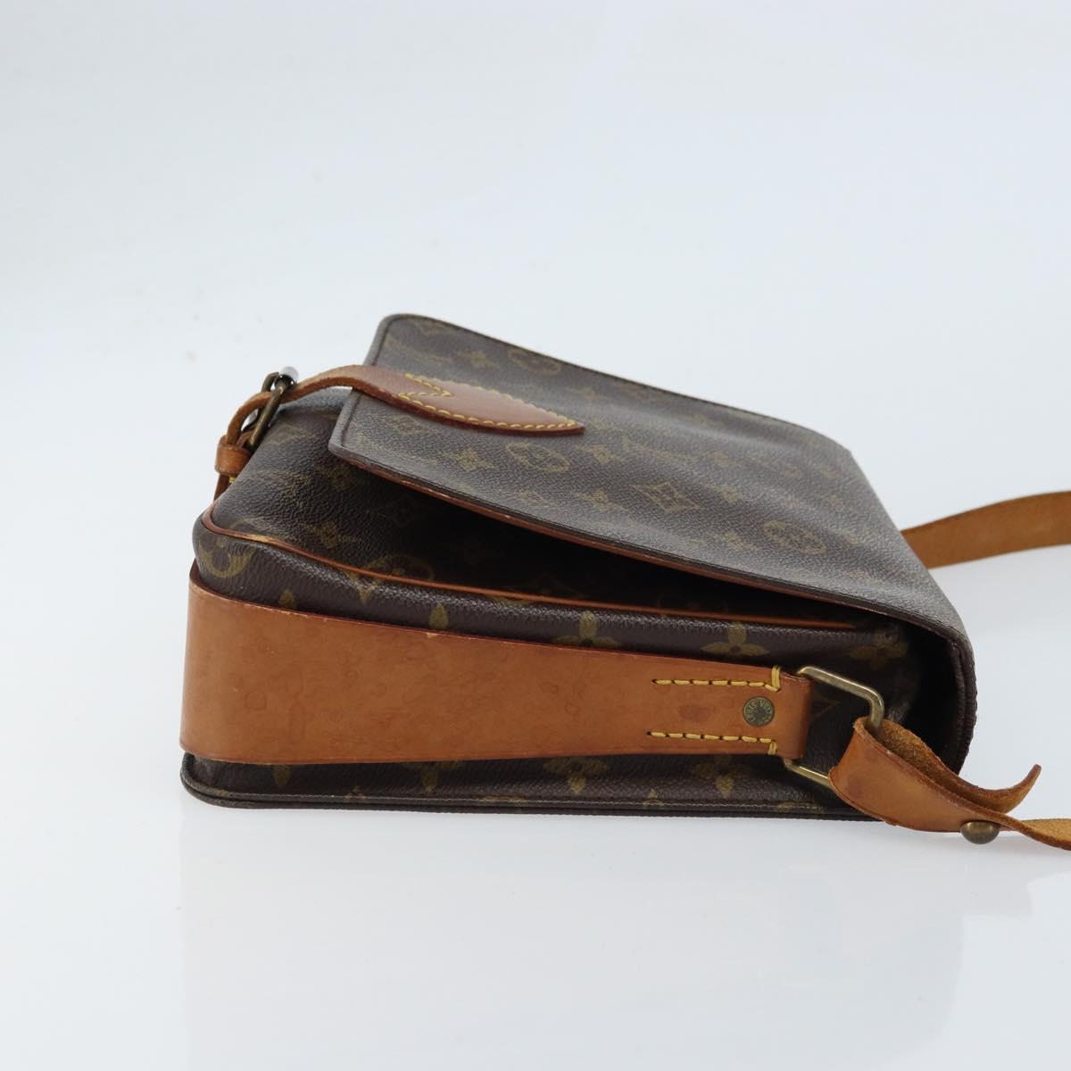 LOUIS VUITTON Monogram Cartouchiere GM Shoulder Bag M51252 LV Auth ka2586