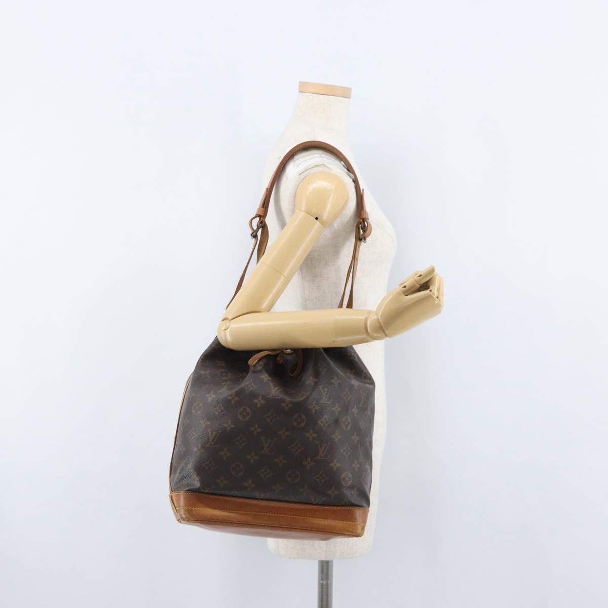LOUIS VUITTON Monogram Noe Shoulder Bag M42224 LV Auth ka2592