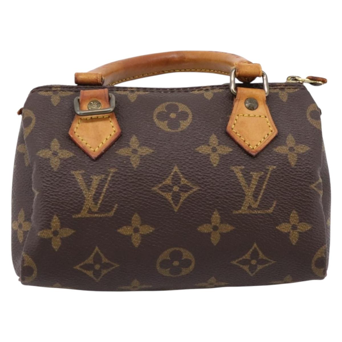 LOUIS VUITTON Monogram Mini Speedy Hand Bag M41534 LV Auth ka2597
