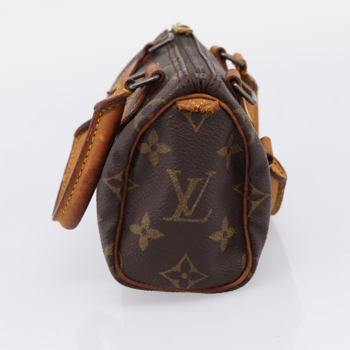 LOUIS VUITTON Monogram Mini Speedy Hand Bag M41534 LV Auth ka2597