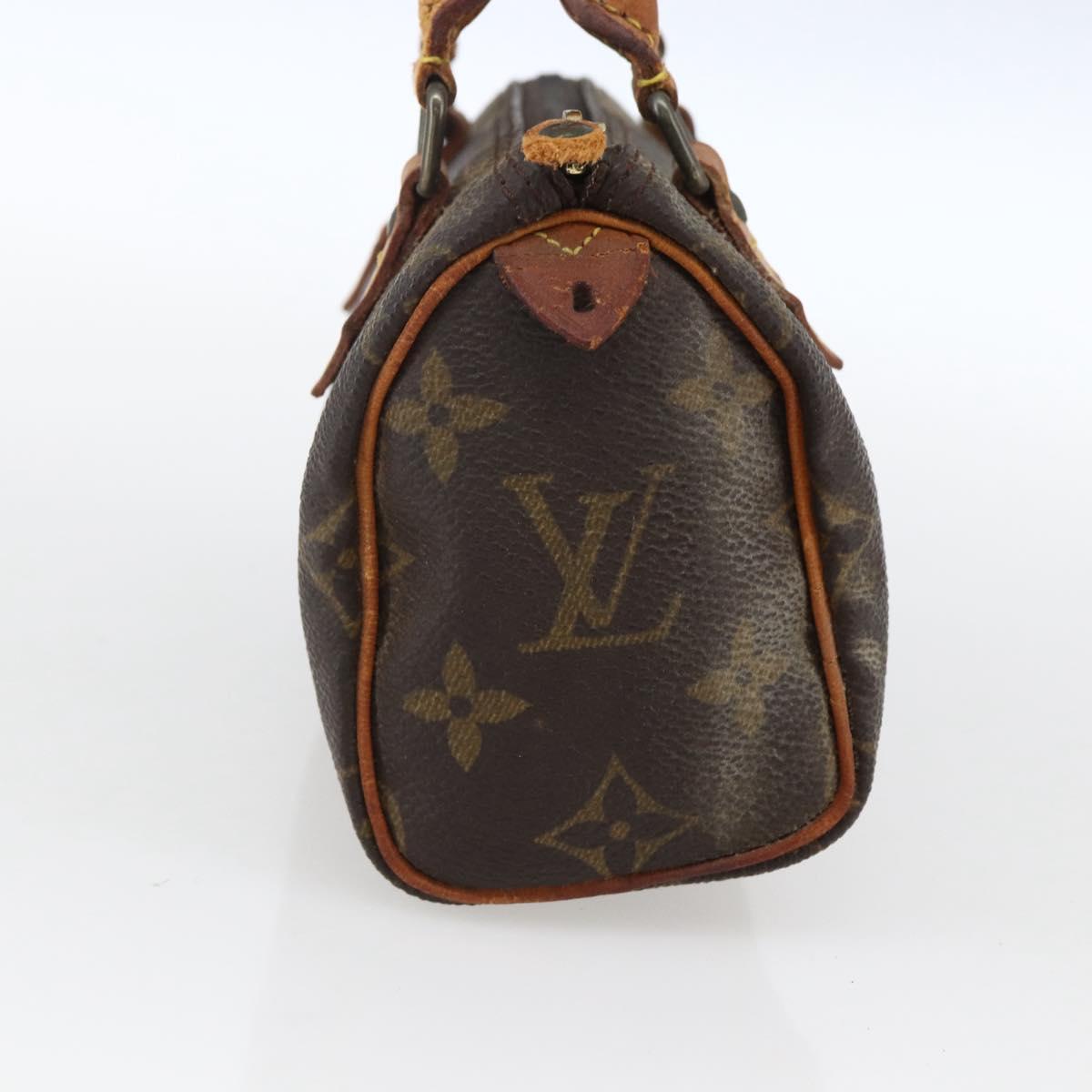 LOUIS VUITTON Monogram Mini Speedy Hand Bag M41534 LV Auth ka2597