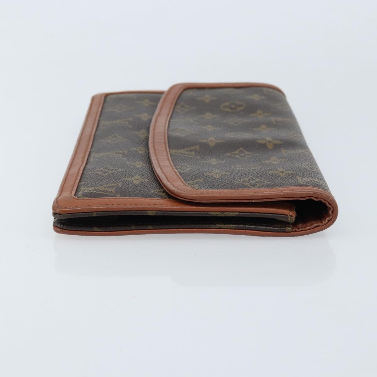LOUIS VUITTON Monogram Pochette Dam GM Clutch Bag M51810 LV Auth ka2610