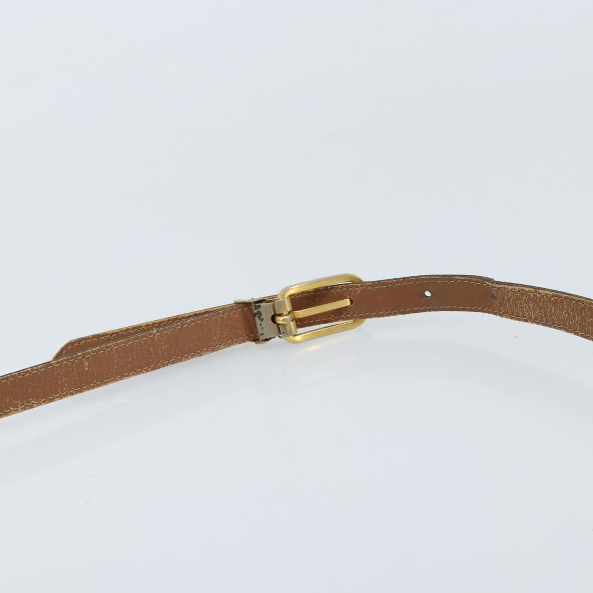 Christian Dior Honeycomb Canvas Shoulder Bag PVC Beige Gold Auth ka2612