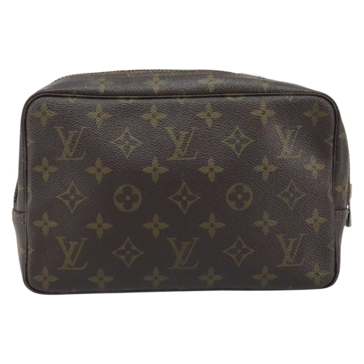 LOUIS VUITTON Monogram Trousse Toilette 23 Clutch Bag M47524 LV Auth ka2613
