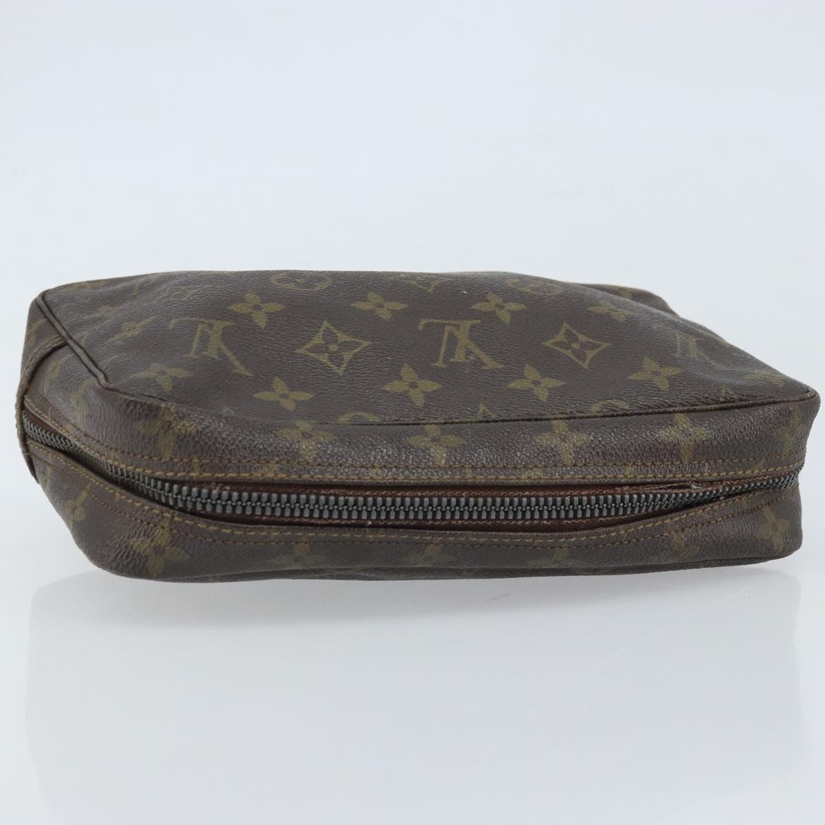 LOUIS VUITTON Monogram Trousse Toilette 23 Clutch Bag M47524 LV Auth ka2613