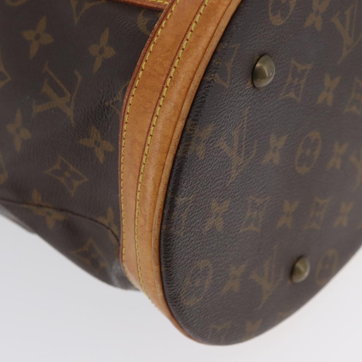 LOUIS VUITTON Monogram Bucket GM Shoulder Bag M42236 LV Auth ka2626