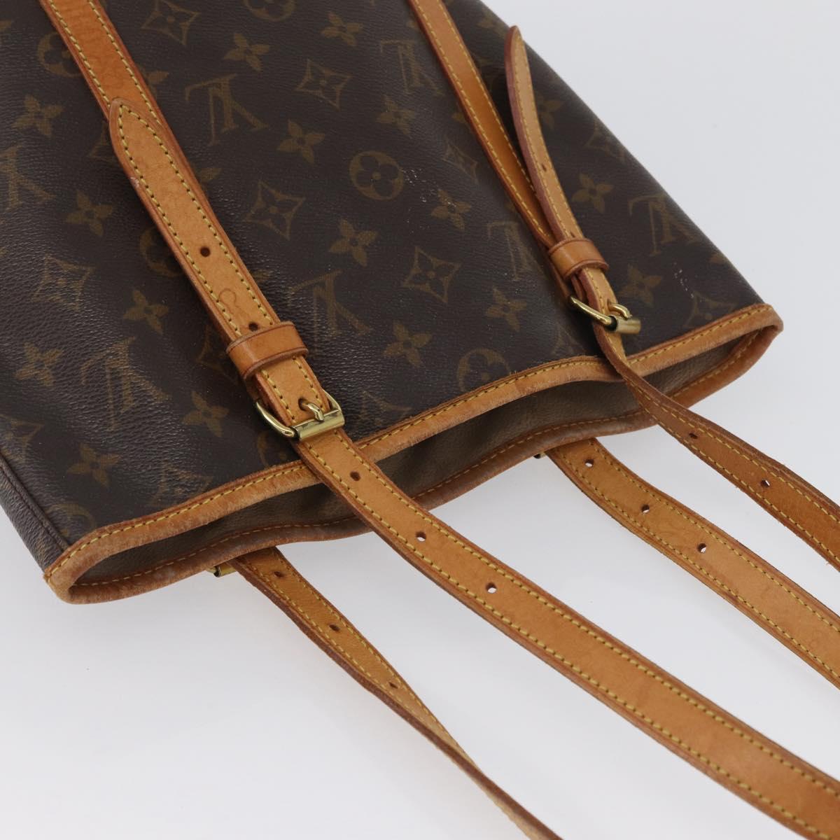 LOUIS VUITTON Monogram Bucket GM Shoulder Bag M42236 LV Auth ka2626