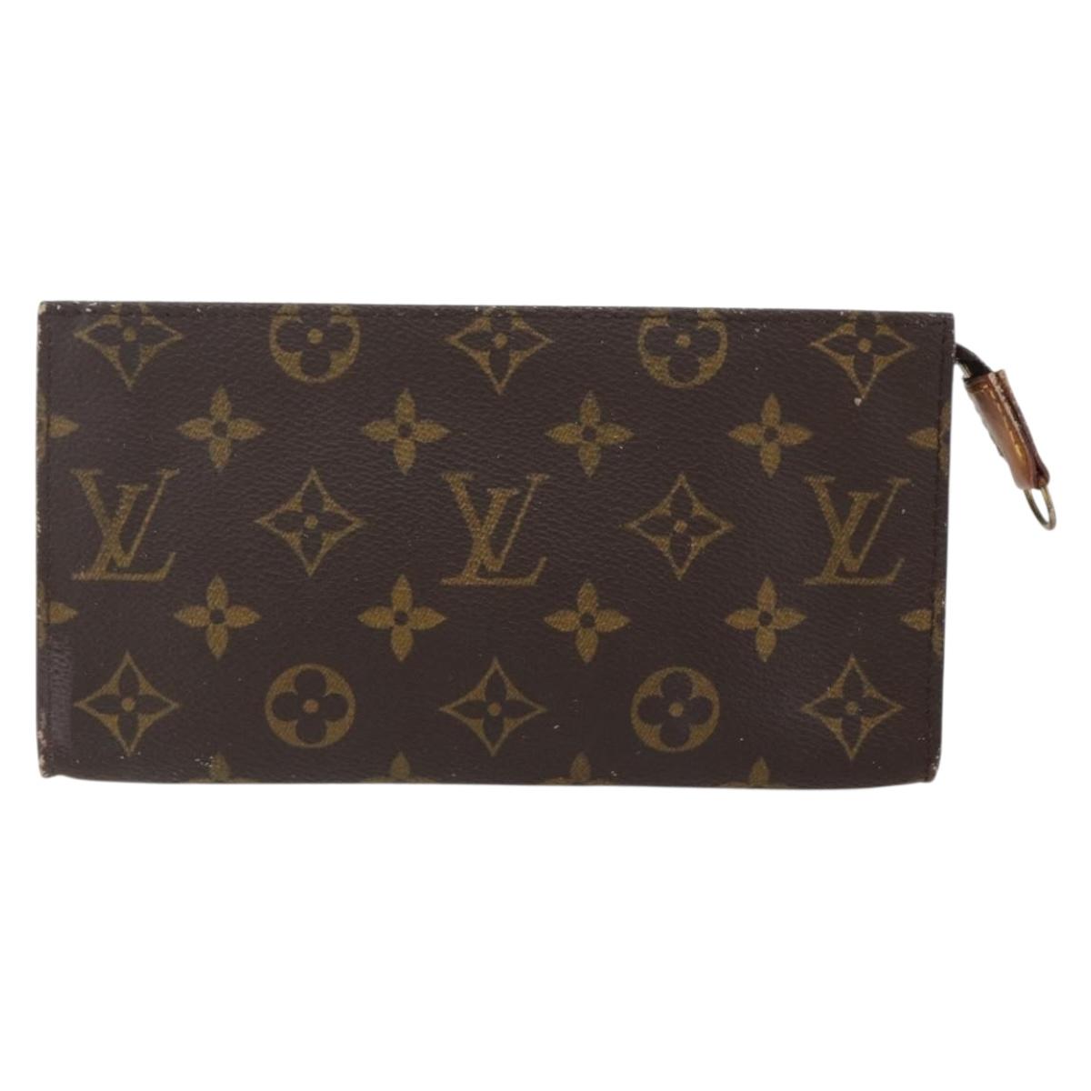 LOUIS VUITTON Monogram Bucket GM Accessory Pouch LV Auth ka2638