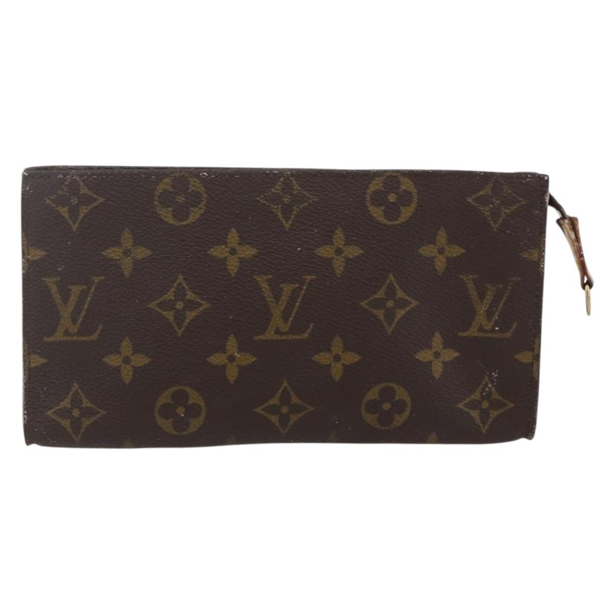 LOUIS VUITTON Monogram Bucket GM Accessory Pouch LV Auth ka2639