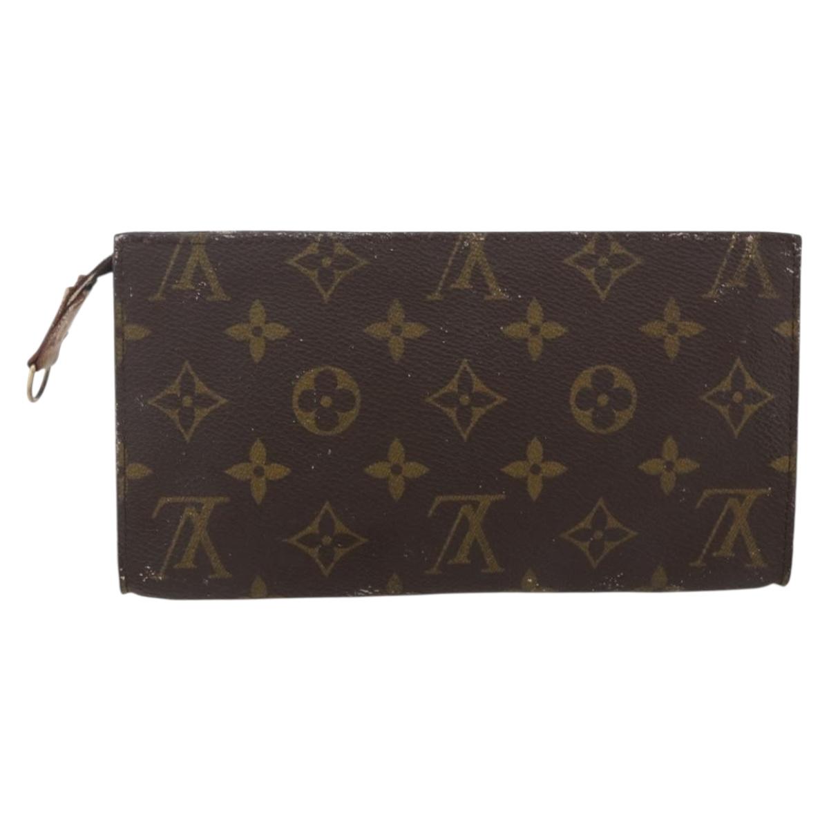 LOUIS VUITTON Monogram Bucket GM Accessory Pouch LV Auth ka2639