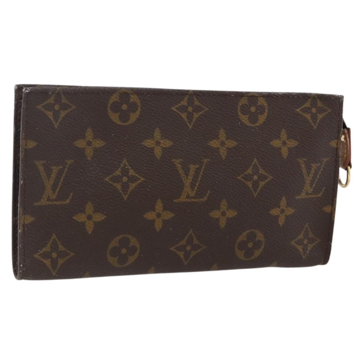 LOUIS VUITTON Monogram Bucket GM Accessory Pouch LV Auth ka2640