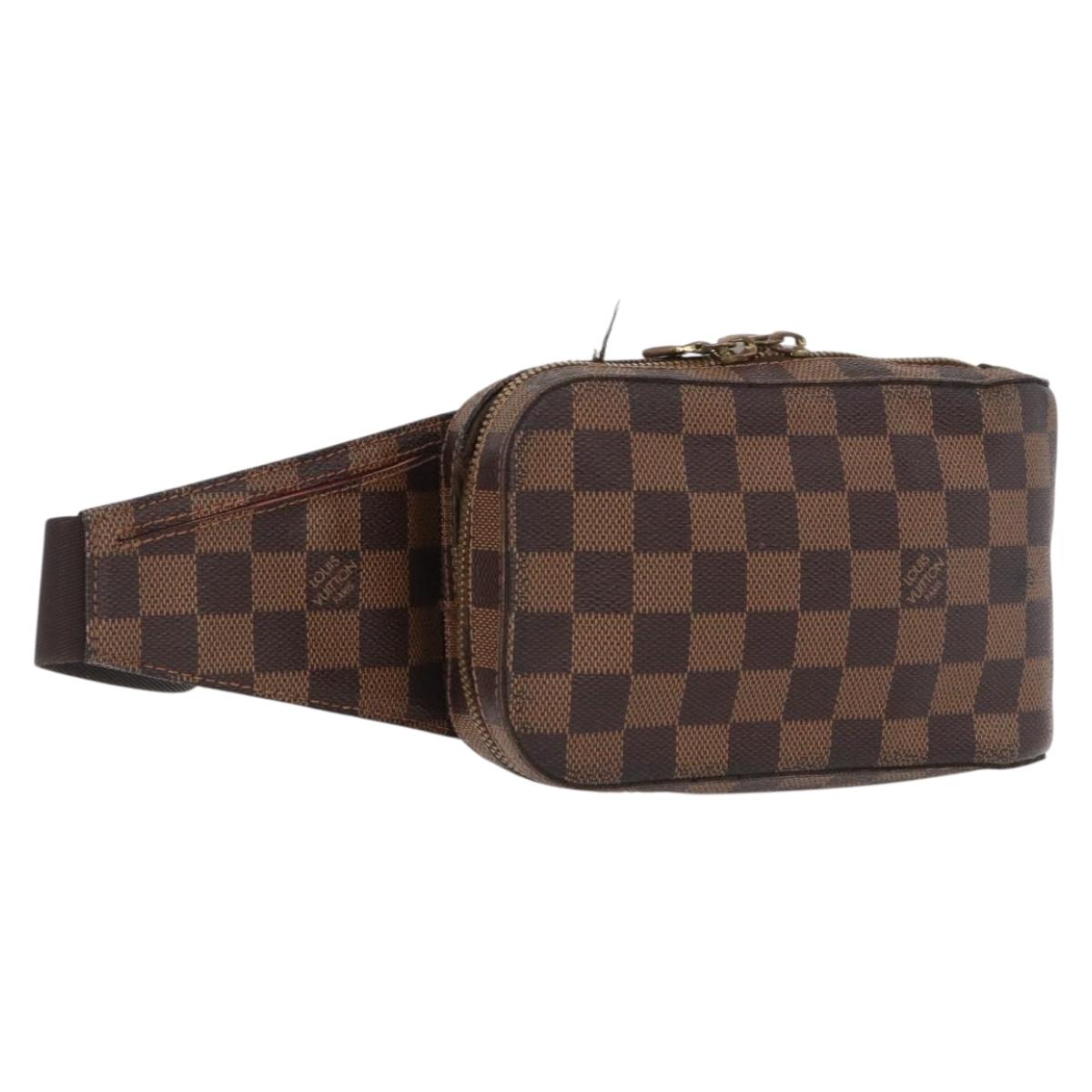 LOUIS VUITTON Damier Ebene Geronimos Shoulder Bag N51994 LV Auth ka2662