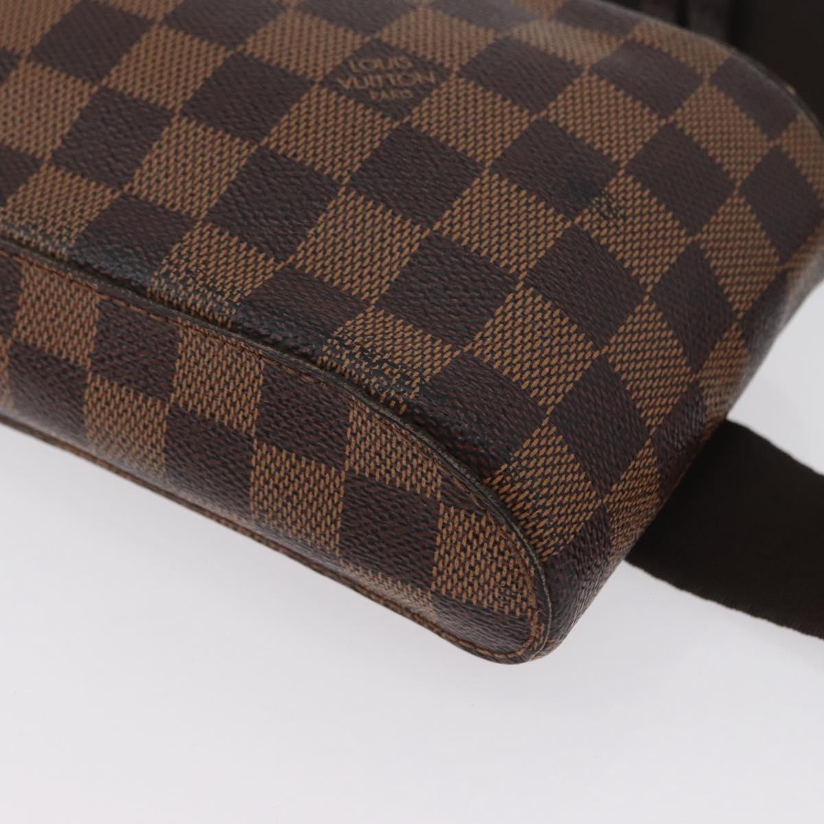 LOUIS VUITTON Damier Ebene Geronimos Shoulder Bag N51994 LV Auth ka2662