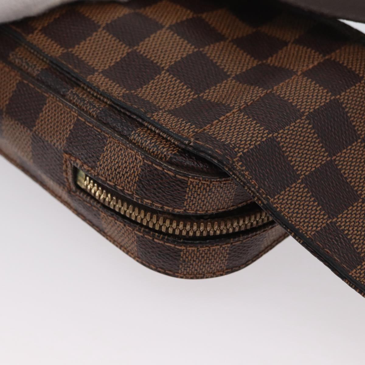 LOUIS VUITTON Damier Ebene Geronimos Shoulder Bag N51994 LV Auth ka2662