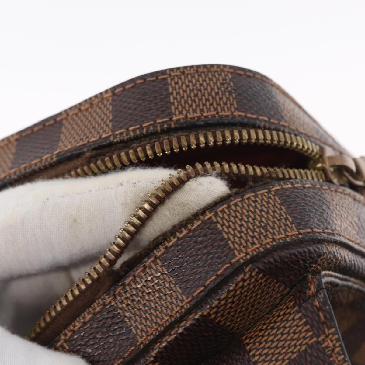 LOUIS VUITTON Damier Ebene Geronimos Shoulder Bag N51994 LV Auth ka2662