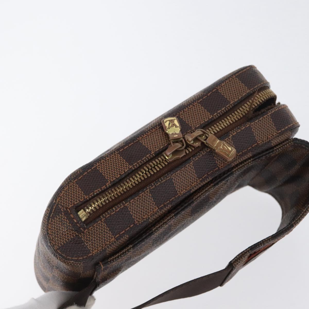 LOUIS VUITTON Damier Ebene Geronimos Shoulder Bag N51994 LV Auth ka2662
