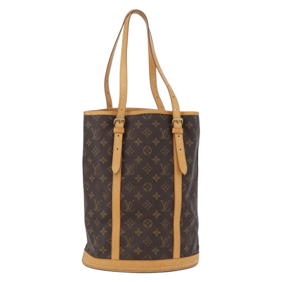 LOUIS VUITTON Monogram Bucket GM Shoulder Bag M42236 LV Auth ka2664