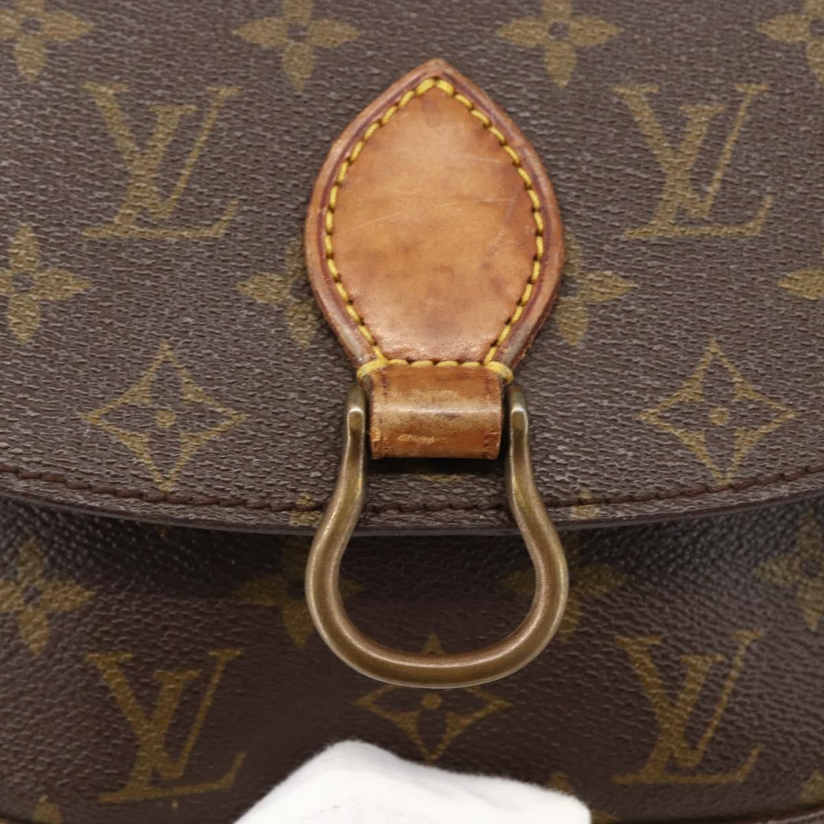 LOUIS VUITTON Monogram Saint Cloud MM Shoulder Bag M51243 LV Auth ka2669
