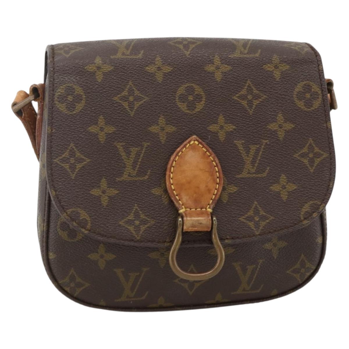 LOUIS VUITTON Monogram Saint Cloud MM Shoulder Bag M51243 LV Auth ka2669