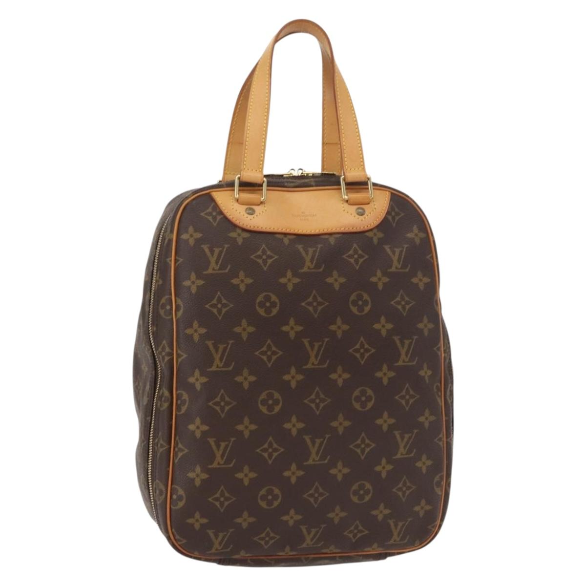 LOUIS VUITTON Monogram Excursion Hand Bag M41450 LV Auth ka267