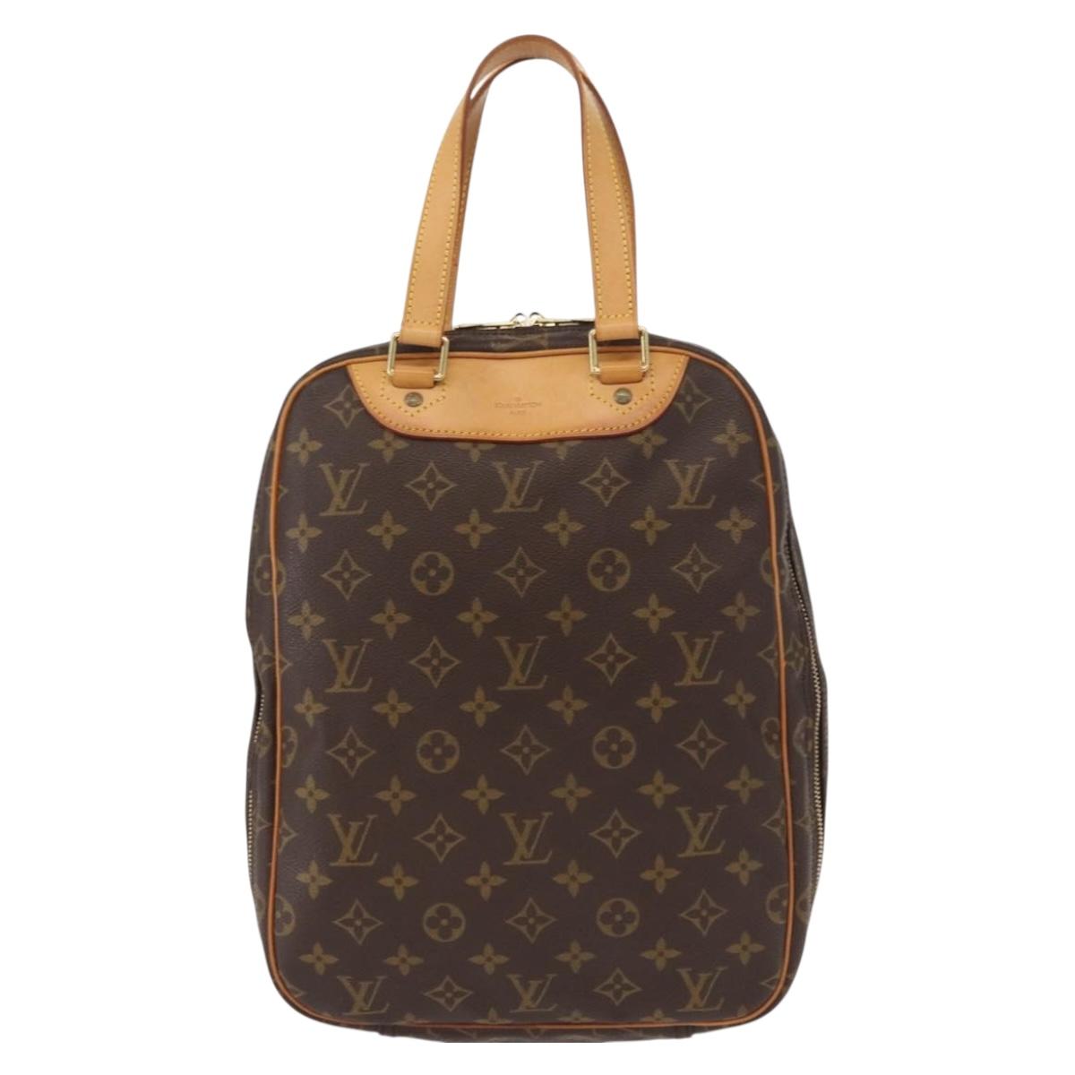 LOUIS VUITTON Monogram Excursion Hand Bag M41450 LV Auth ka267