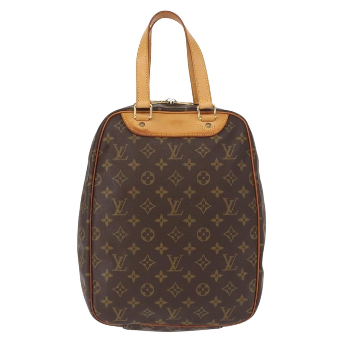 LOUIS VUITTON Monogram Excursion Hand Bag M41450 LV Auth ka267