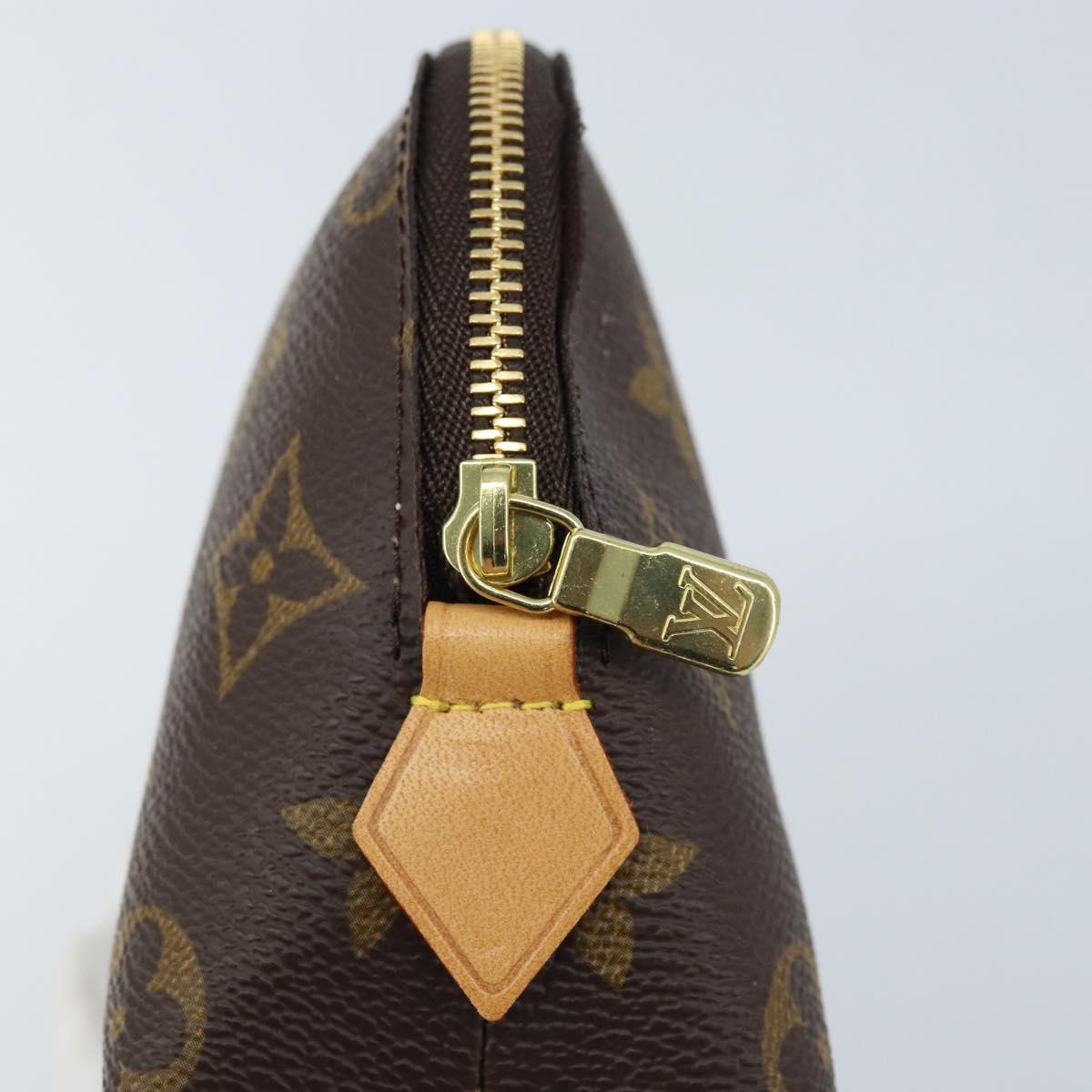 LOUIS VUITTON Monogram Pochette Cosmetic PM Pouch M43998 LV Auth ka2672