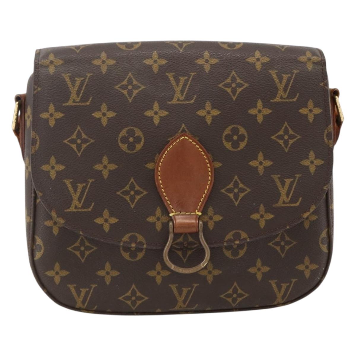 LOUIS VUITTON Monogram Saint Cloud GM Shoulder Bag M51242 LV Auth ka2675