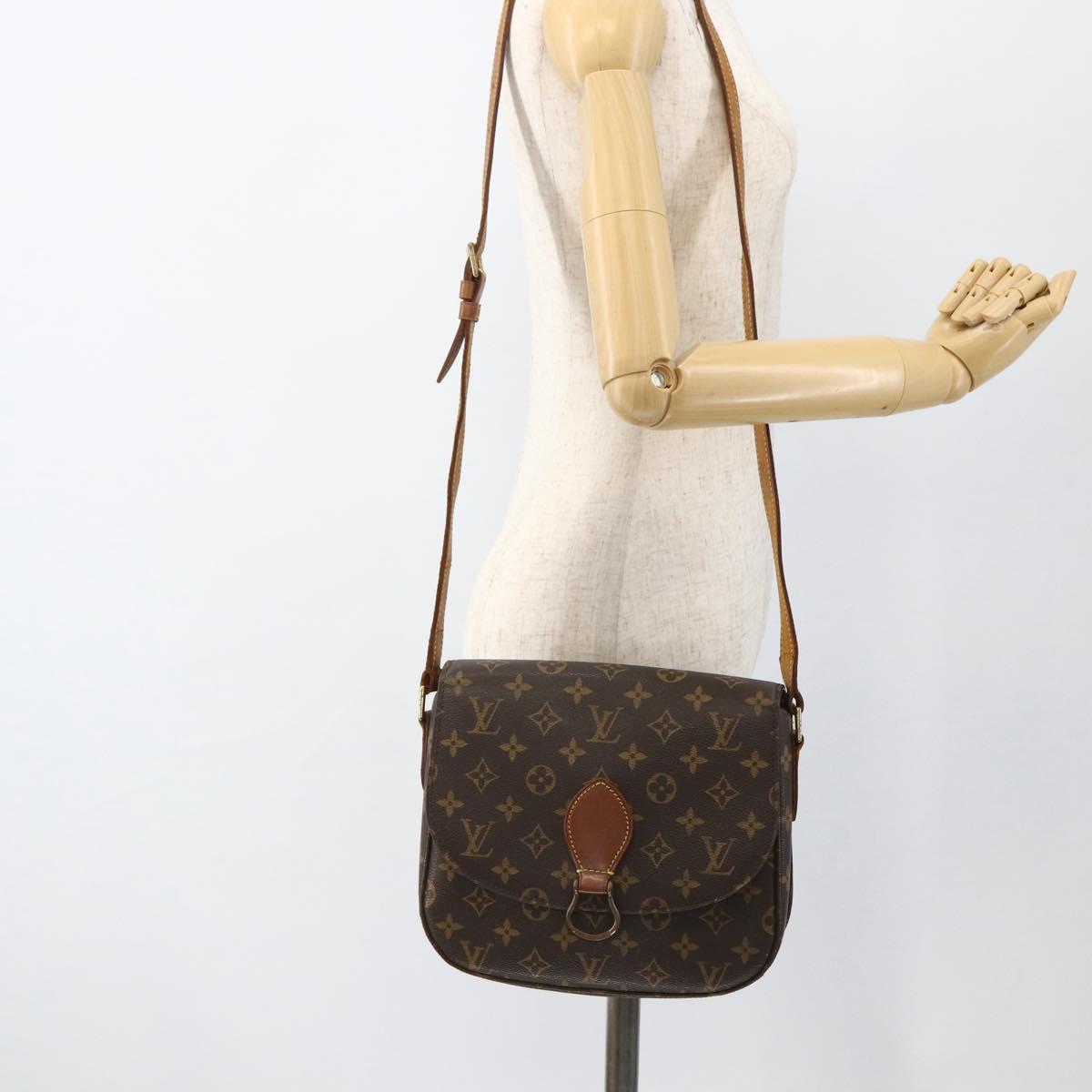 LOUIS VUITTON Monogram Saint Cloud GM Shoulder Bag M51242 LV Auth ka2675