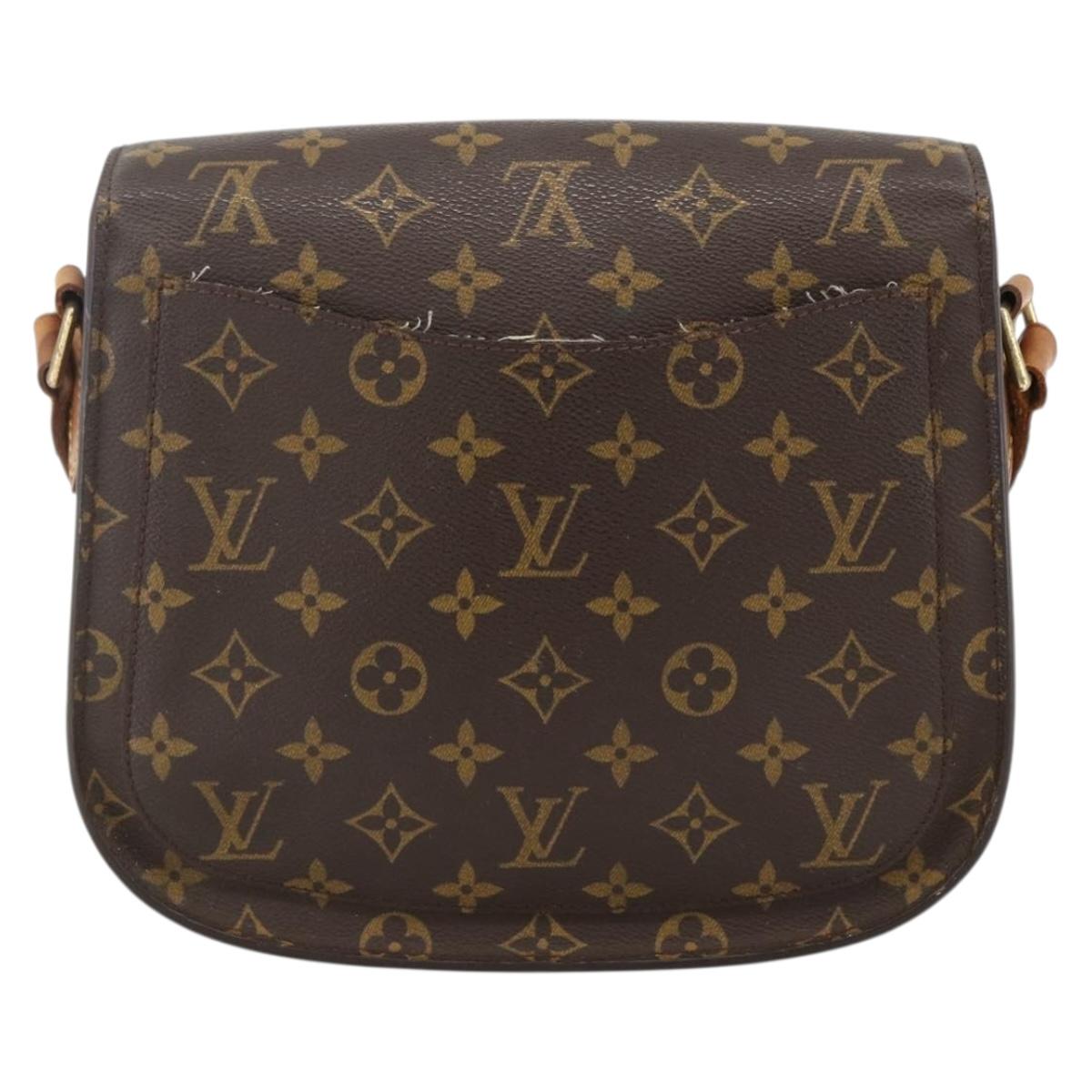 LOUIS VUITTON Monogram Saint Cloud GM Shoulder Bag M51242 LV Auth ka2675
