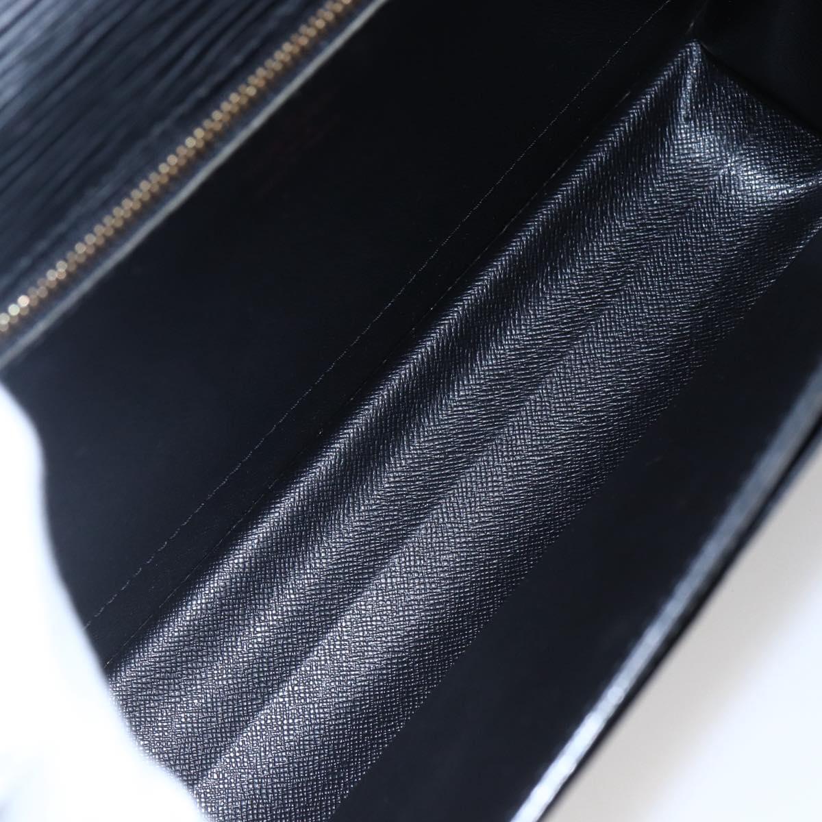 LOUIS VUITTON Epi Monceau 28 Hand Bag Black M52122 LV Auth ka268