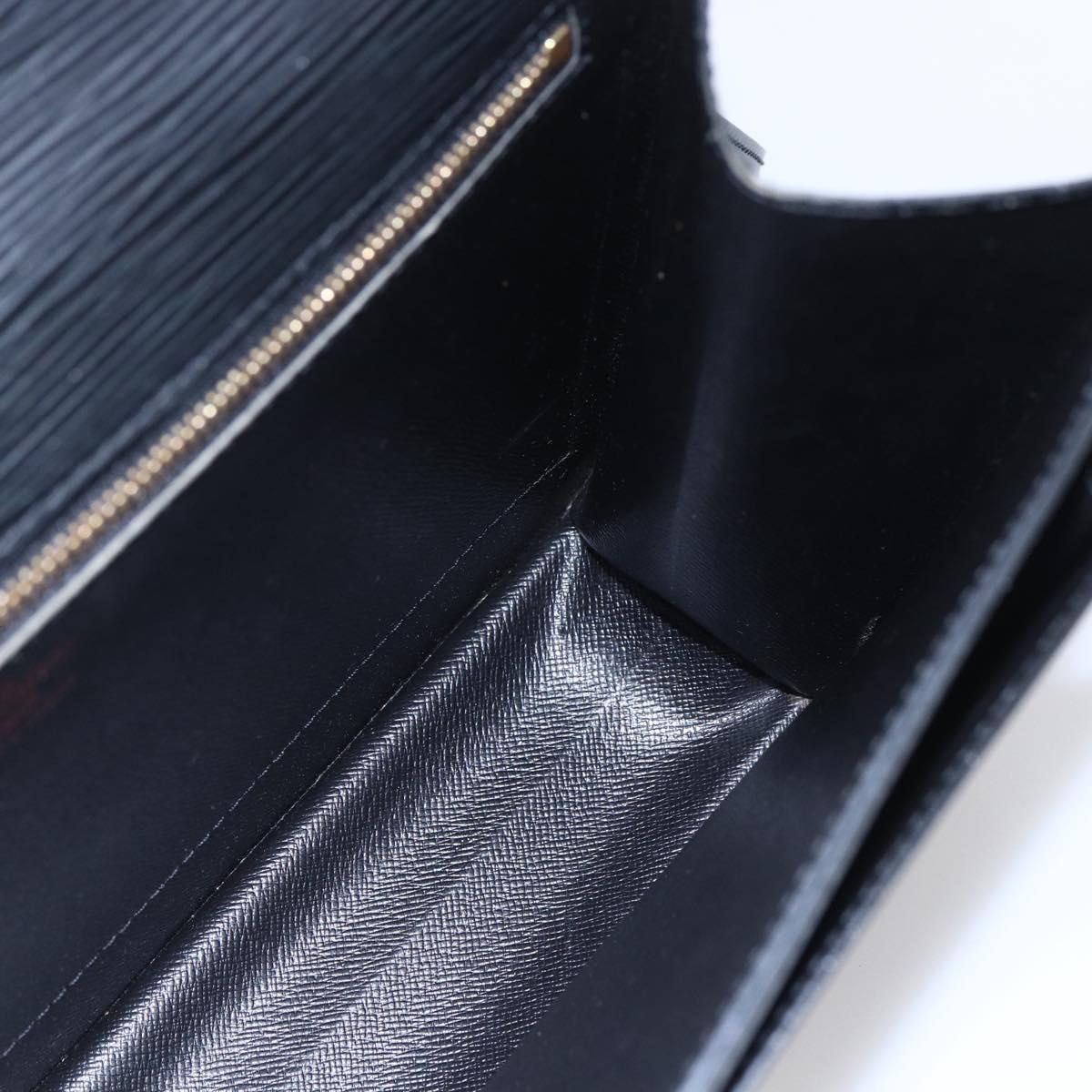 LOUIS VUITTON Epi Monceau 28 Hand Bag Black M52122 LV Auth ka268