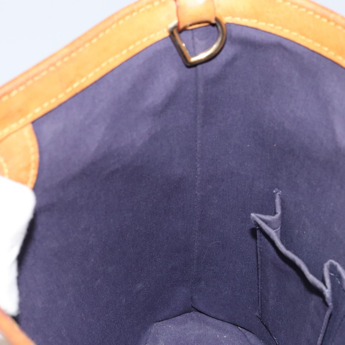 LOUIS VUITTON Vernis Stillwood Vertical Hand Bag Indigo M91365 LV Auth ka2684