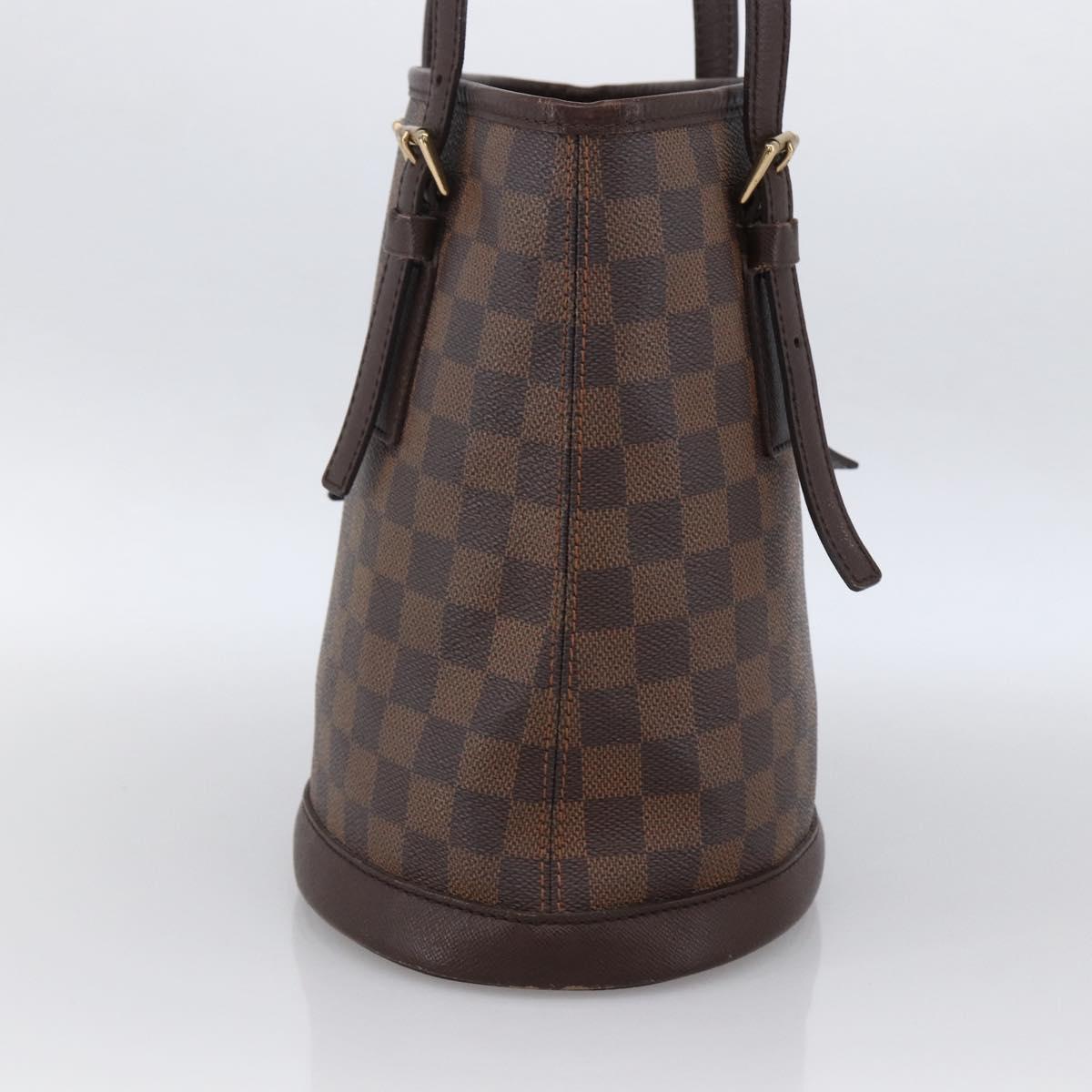 LOUIS VUITTON Damier Ebene Marais Shoulder Bag N42240 LV Auth ka2686