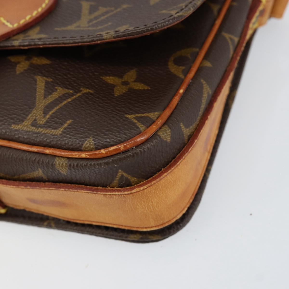 LOUIS VUITTON Monogram Cartouchiere PM Shoulder Bag M51254 LV Auth ka269