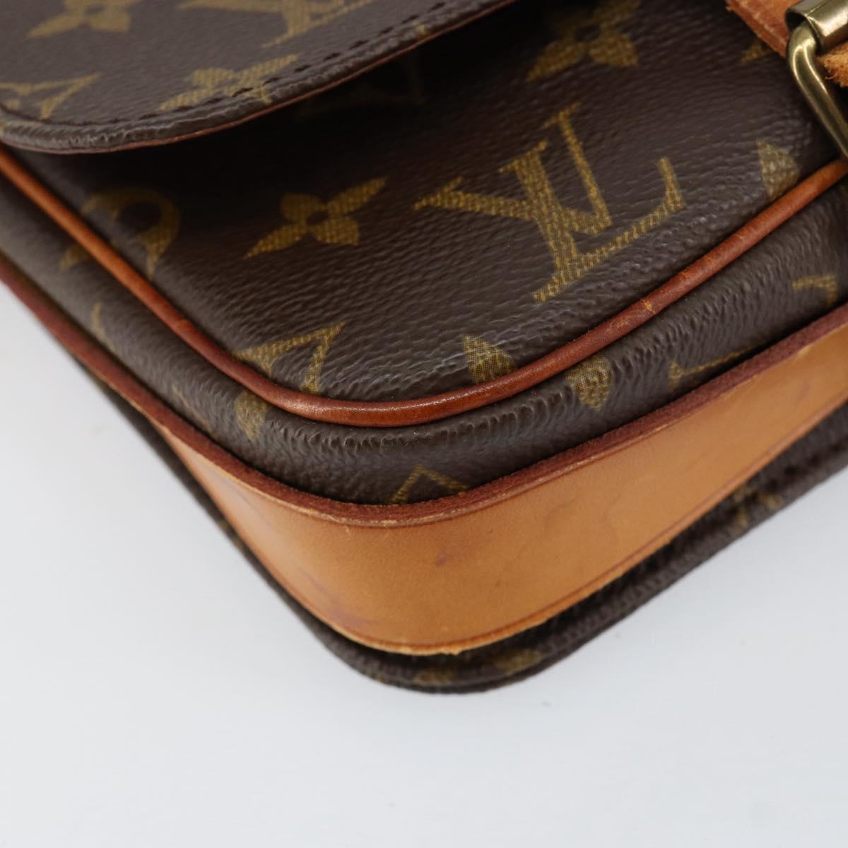 LOUIS VUITTON Monogram Cartouchiere PM Shoulder Bag M51254 LV Auth ka269