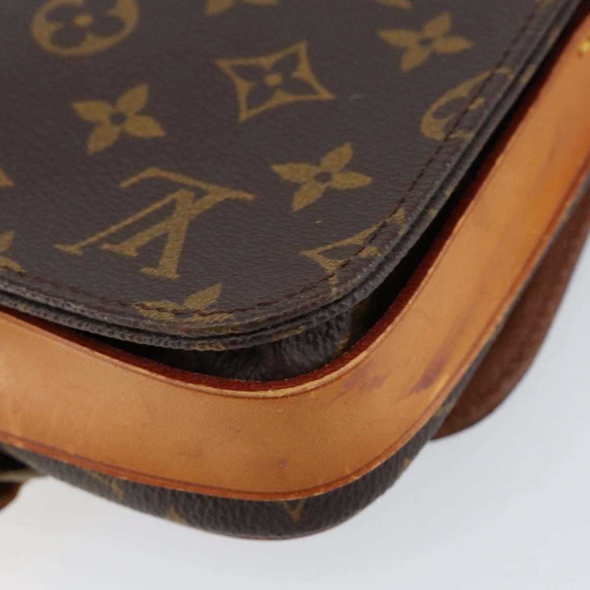 LOUIS VUITTON Monogram Cartouchiere PM Shoulder Bag M51254 LV Auth ka269